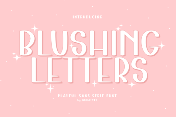 Blushing Letters: A Typeface That Feels Like a Warm Hug