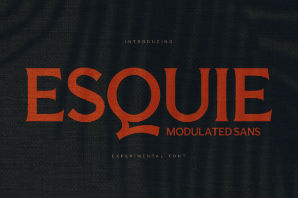 Esquie: A Typeface That Commands Attention in Modern Design