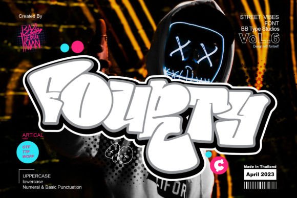 Fourty Cent: The Graffiti Font That Brings Street Art to Your Brand
