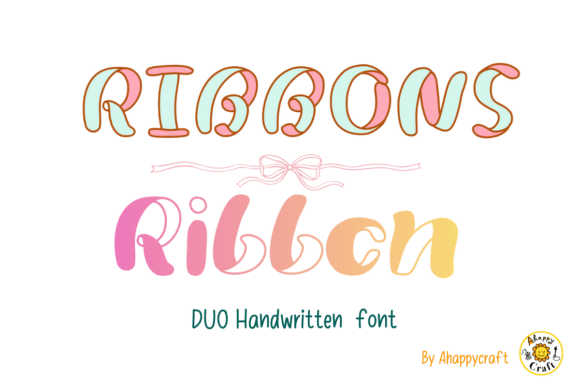 Give Your Designs a Playful, Handcrafted Feel with the Ribbons Font