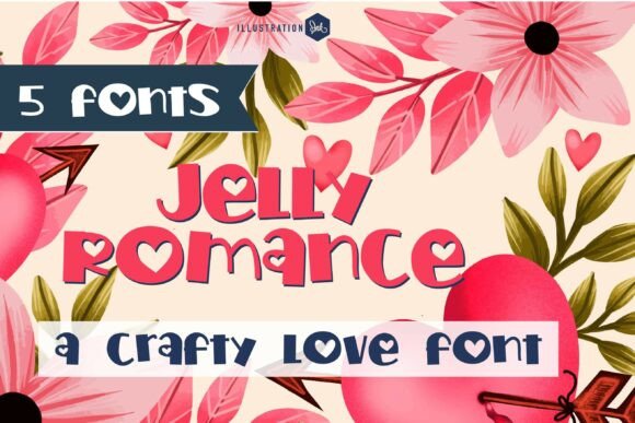 Jelly Romance: The Bouncy, Handmade Font for Playful Branding