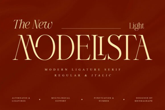 Modelista Light: A Typeface for Every Design Story