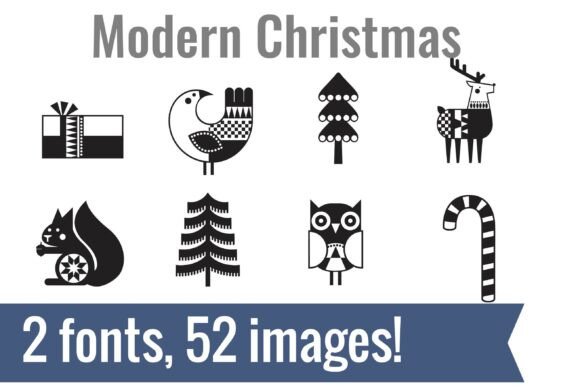 Modern Christmas Dingbats: A Designer's Secret Weapon