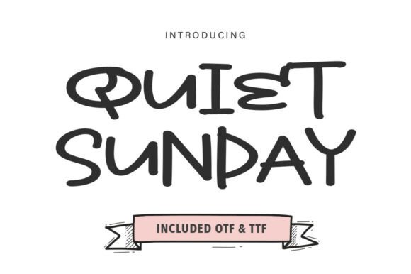 Quiet Sunday: A Typeface for Unhurried, Creative Brands