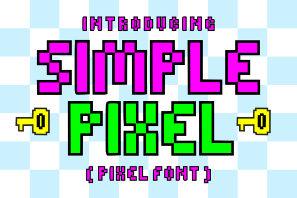 Simple Pixel: A Nostalgic Display Font for Modern Design