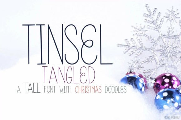 Tinsel Tangled: A Christmas Font That Brings Festive Whimsy