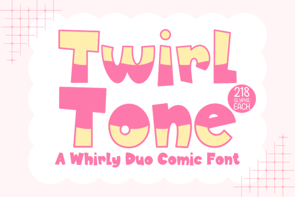 TwirlTone Duo: The Playful Comic Font for Bold Branding