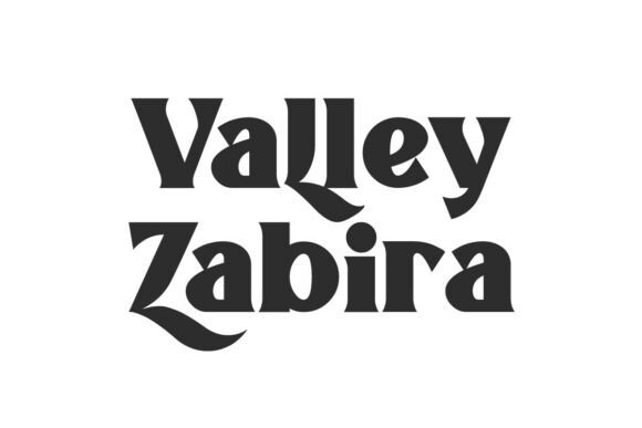 Valley Zabira: The Psychedelic Font That's Perfectly Modern